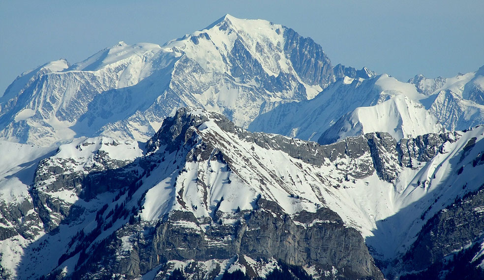 The wonderful alps in winter